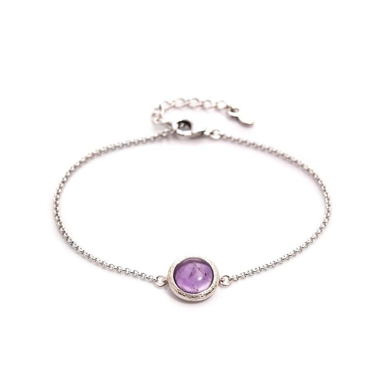 Bracciale Ametista Viola, Per Portare Con Te la Pura Bellezza — foto 1