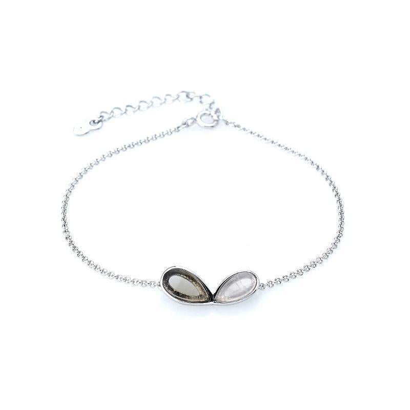 Bracciale Quarzo Rosa, Fumé, Per Portare la Ppace — foto 1