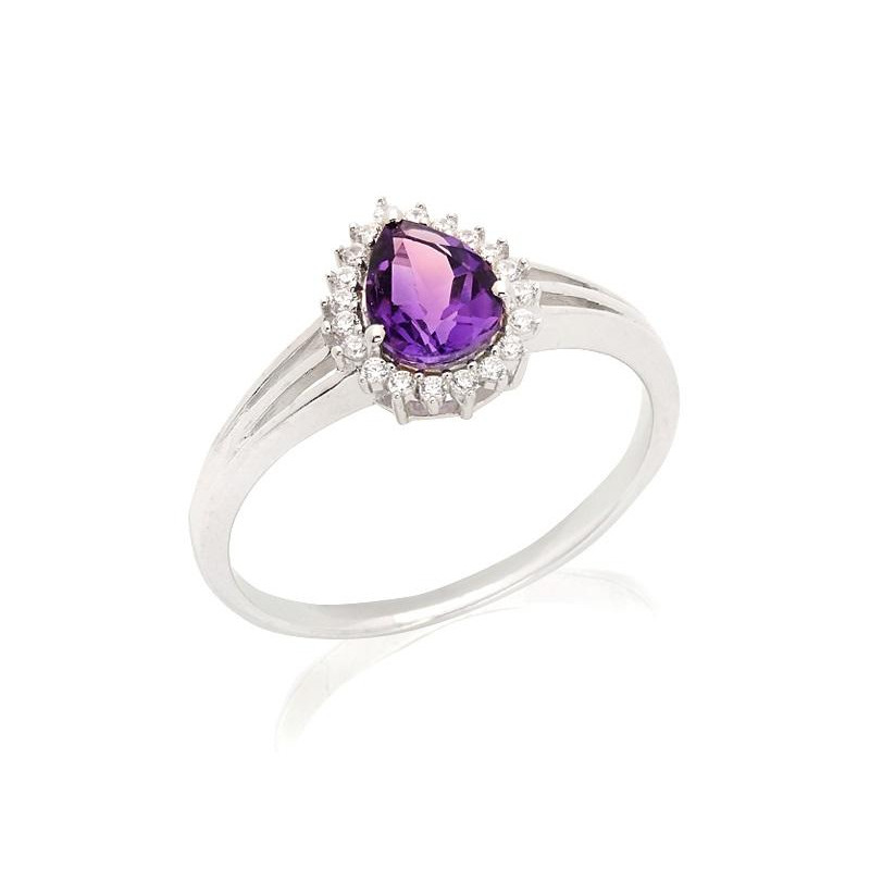Anello Ametista e Zirconio, Per l'eleganza duratura — foto 1