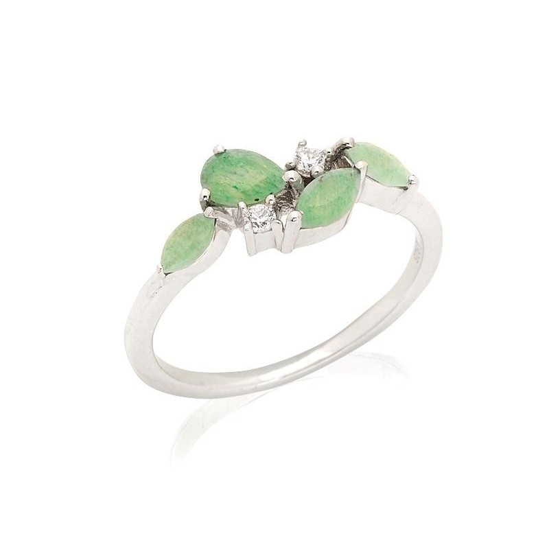 Anello avventurina verde, per raccontare storie verdi — foto 1
