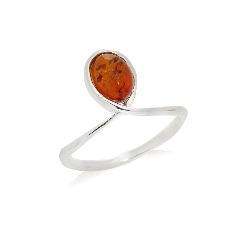 Anello ambra cognac Mar Baltico, memoria dolce — foto 1