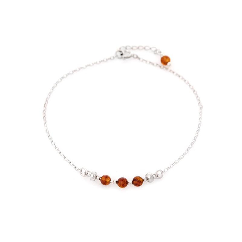 Bracciale ambra cognac, per preservare i ricordi — foto 1