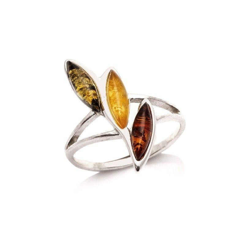 Anello ambra multicolore Mar Baltico, per racchiudere i tuoi sogni — foto 1