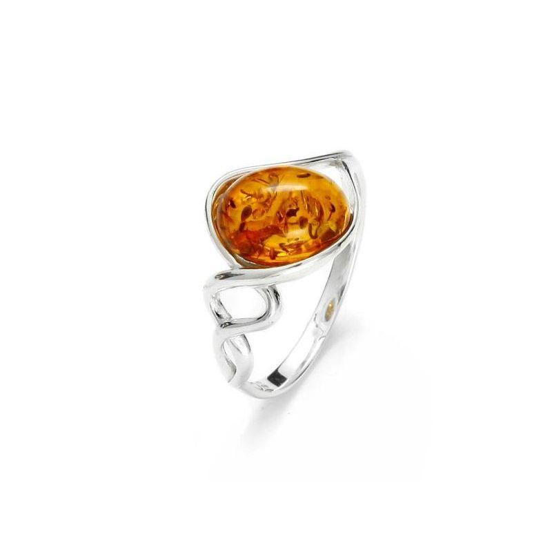 Anello ambra cognac, per racchiudere il mare nella tua mano — foto 1