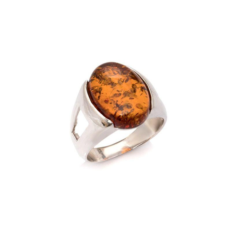 Anello sigillo con ambra, per evocare ricordi speciali — foto 1