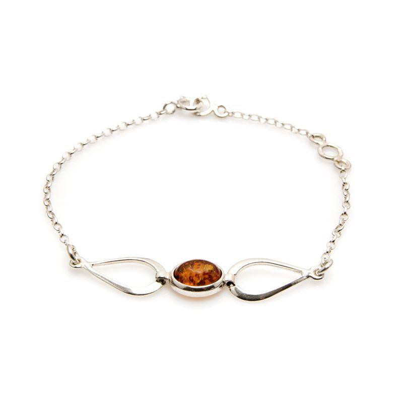 Bracciale ambra cognac, per portare l'armonia — foto 1