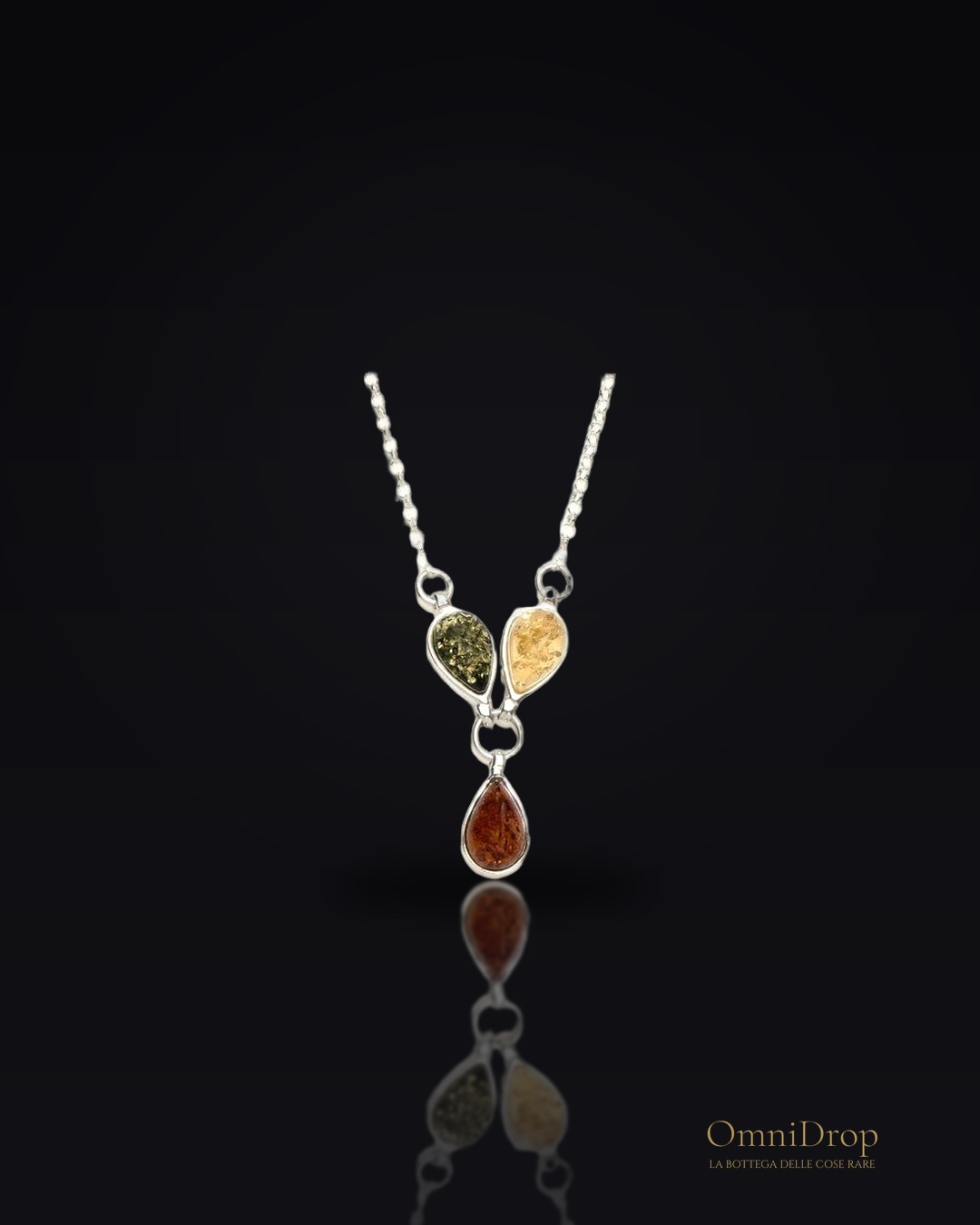Collana ambra multicolore, per preservare i ricordi