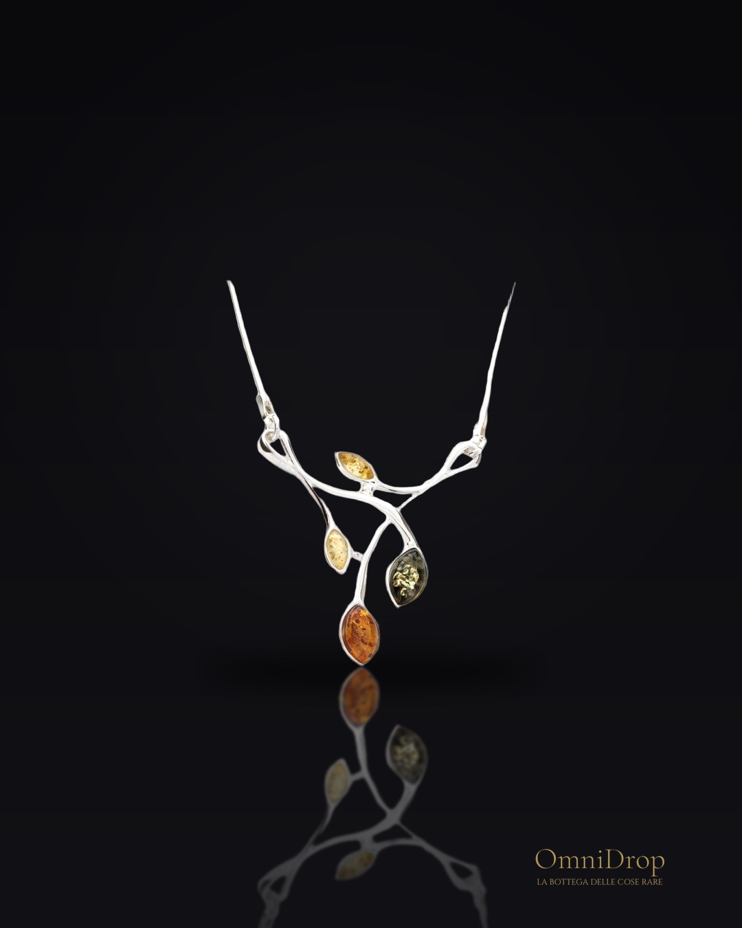 Collana ambra multicolore, per custodire i ricordi