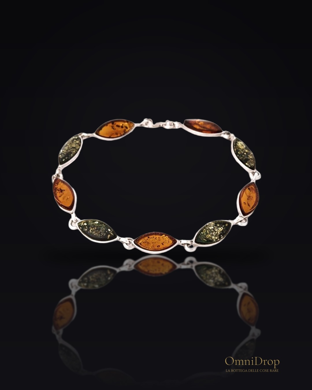 Bracciale ambra multicolore, per catturare i tuoi sogni