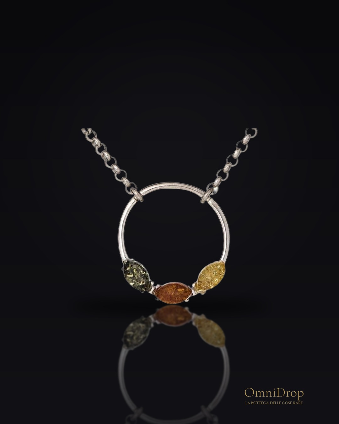 Collana ambra multicolore, per trasmettere le tue storie