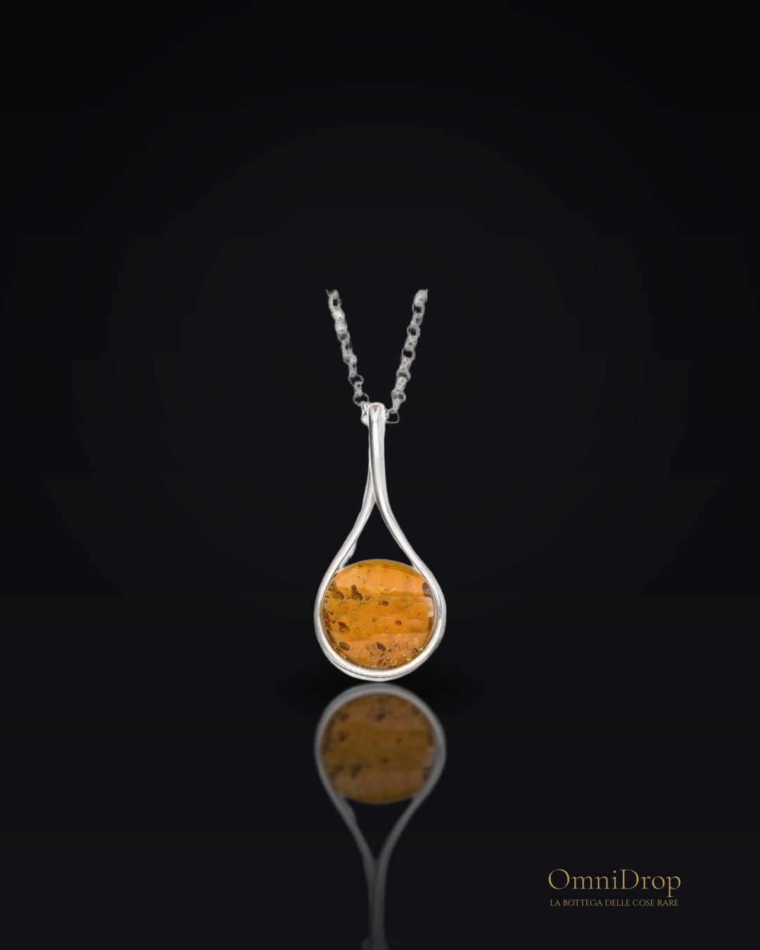 Collana ambra cognac, per evocare tempi antichi