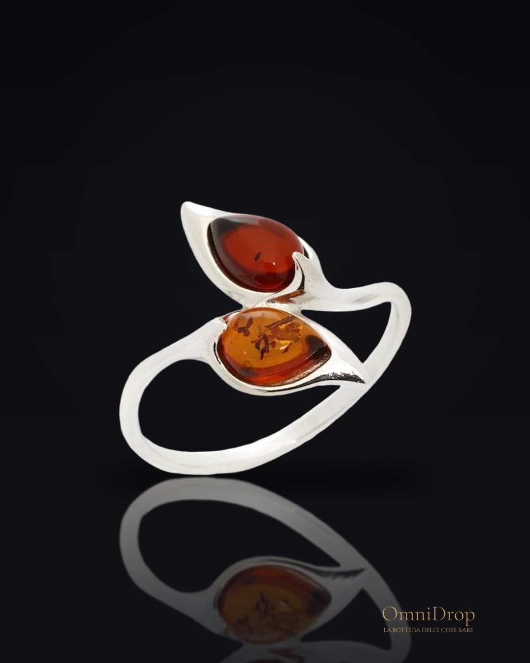 Anello ambra multicolore, per preservare i momenti