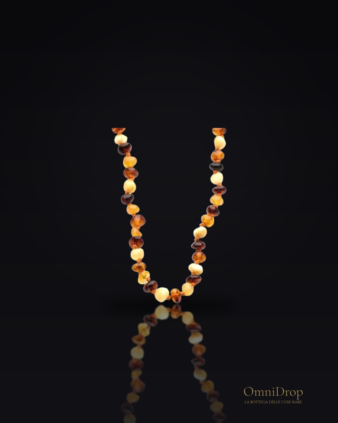 Collana ambra multicolore, per portare con te un'intenzione