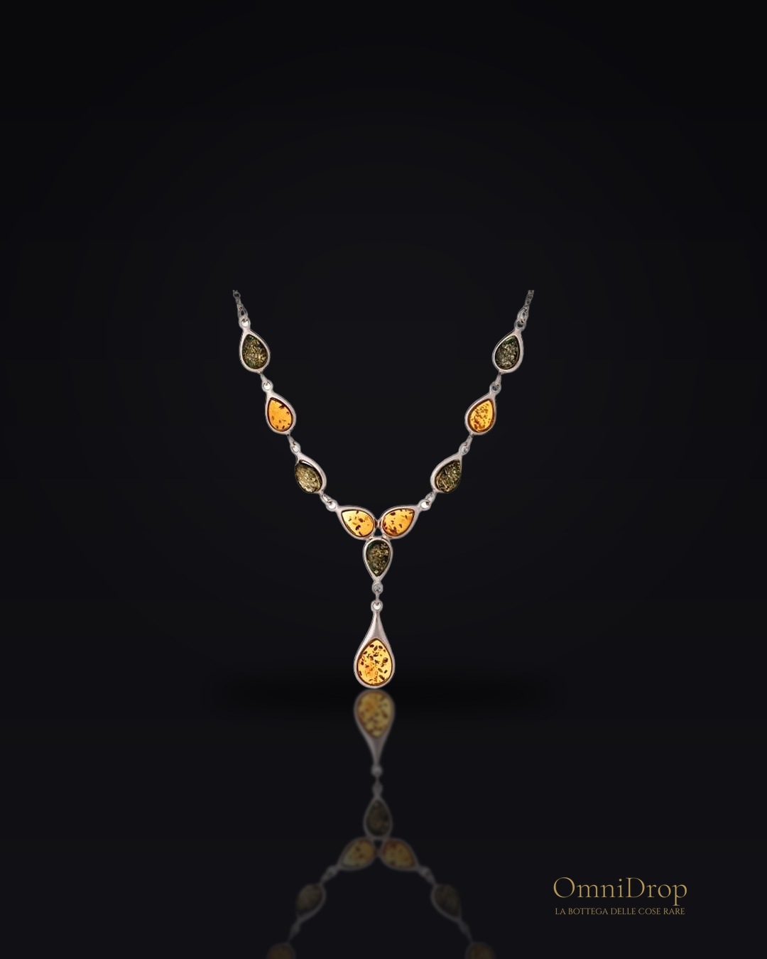 Collana ambra cognac, per portare con te il sole