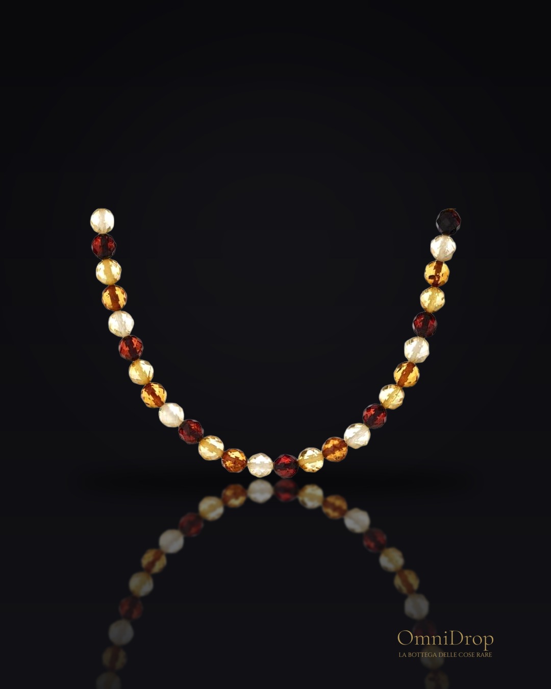 Collana ambra multicolore, per portare la natura nel cuore