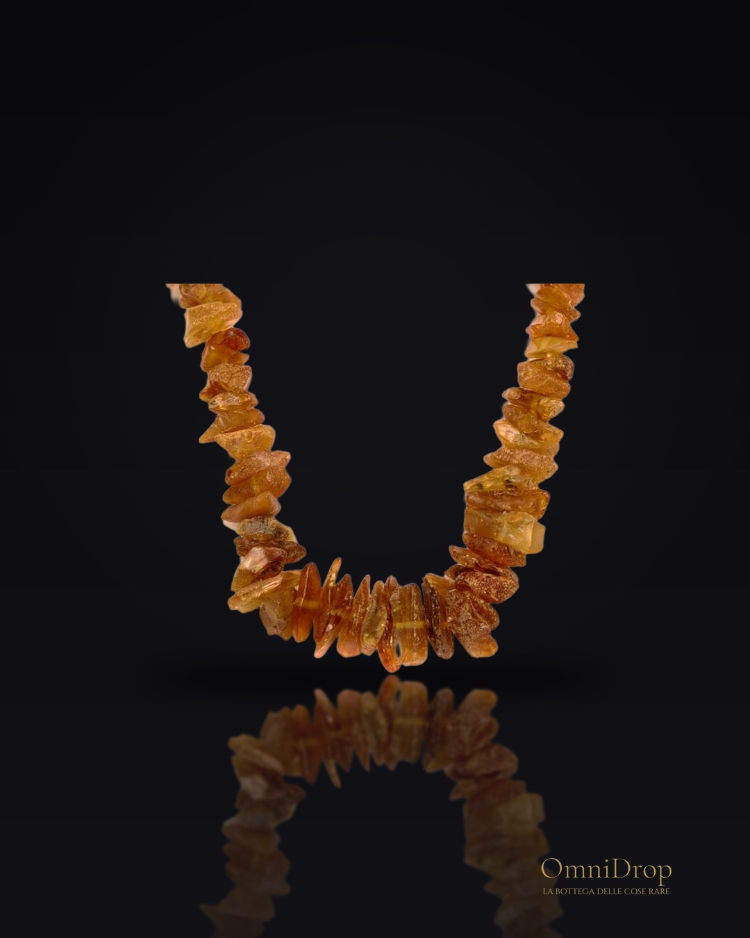 Collana ambra cognac, per portare la luce del Mar Baltico