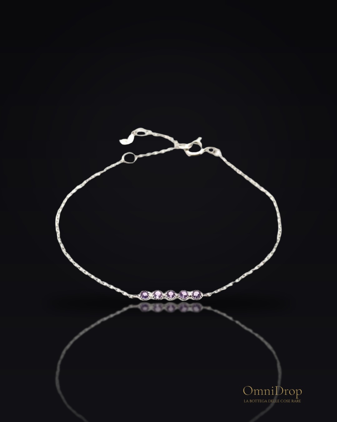 Bracciale ametista viola, per raccontare storie