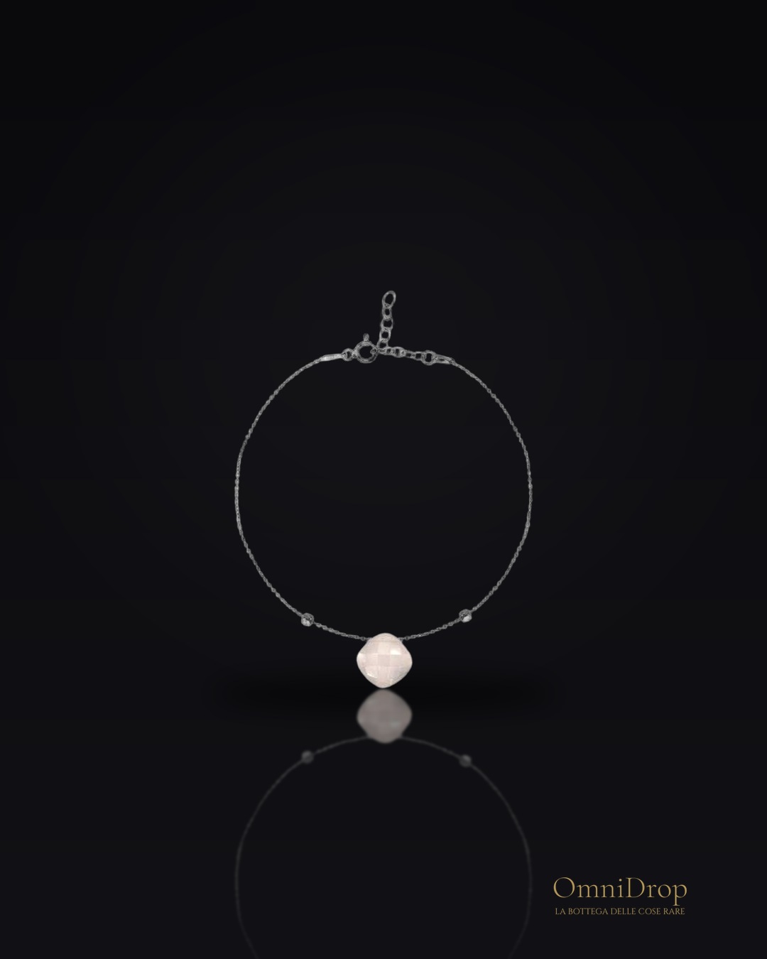 Bracciale quarzo rosa, per portare la dolcezza