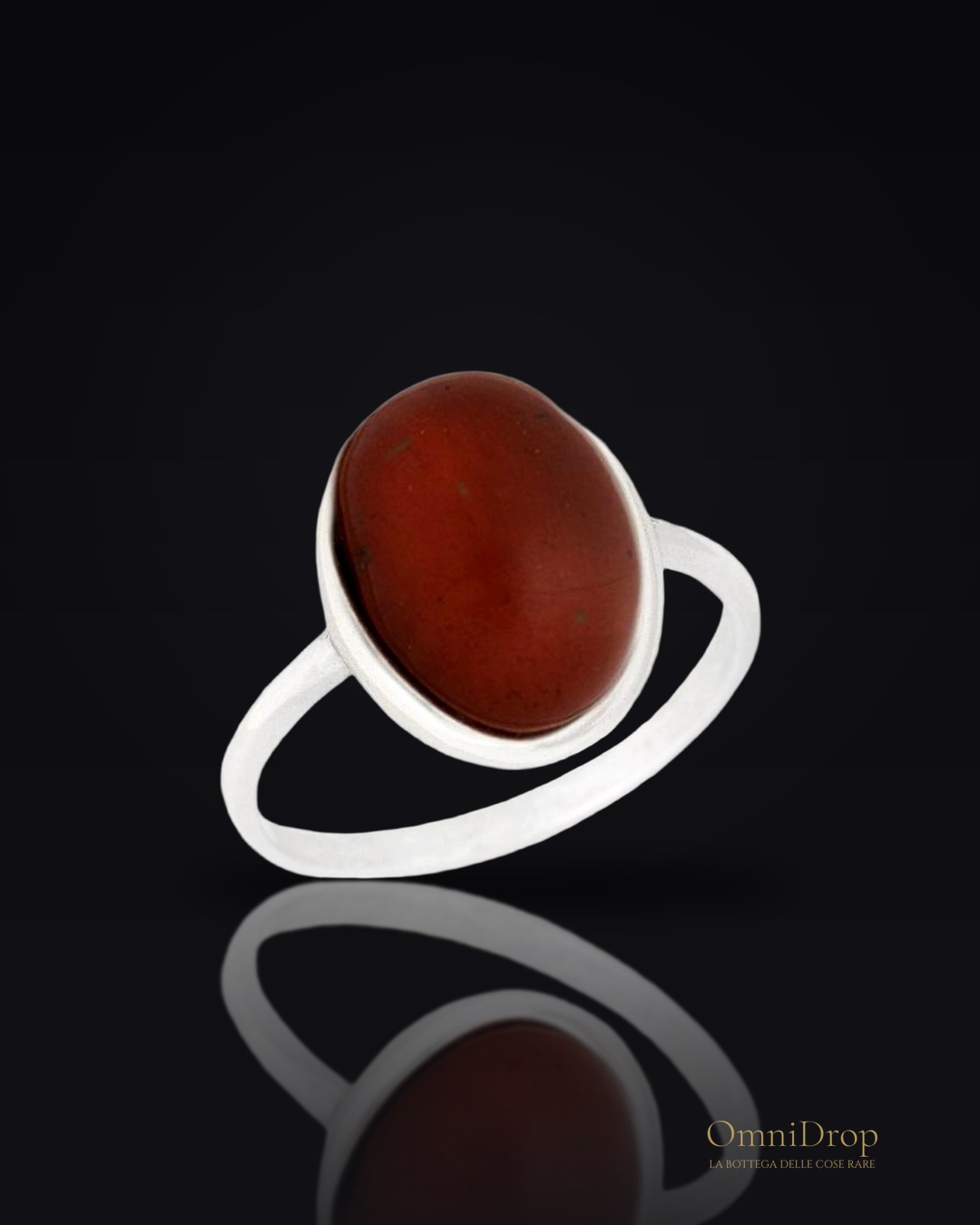 Anello diaspro rosso, per portare con te un'intenzione