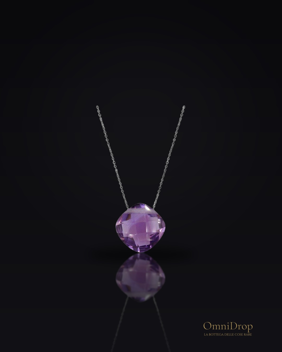 Collana ametista viola, per trasmettere l'inestimabile