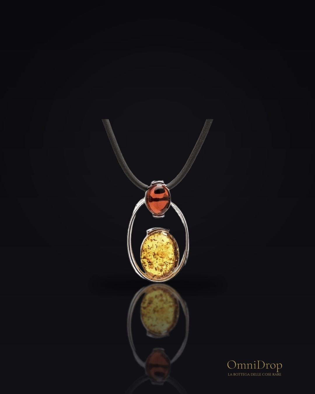 Collana ambra cognac, per preservare i ricordi