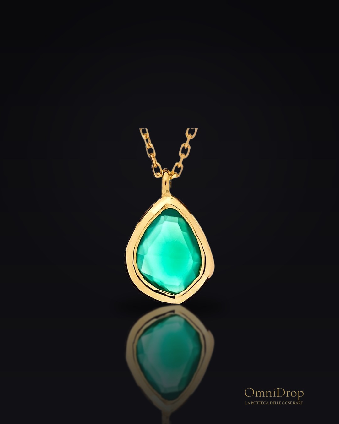 Collana Onice Verde, Per Eleganza Natura
