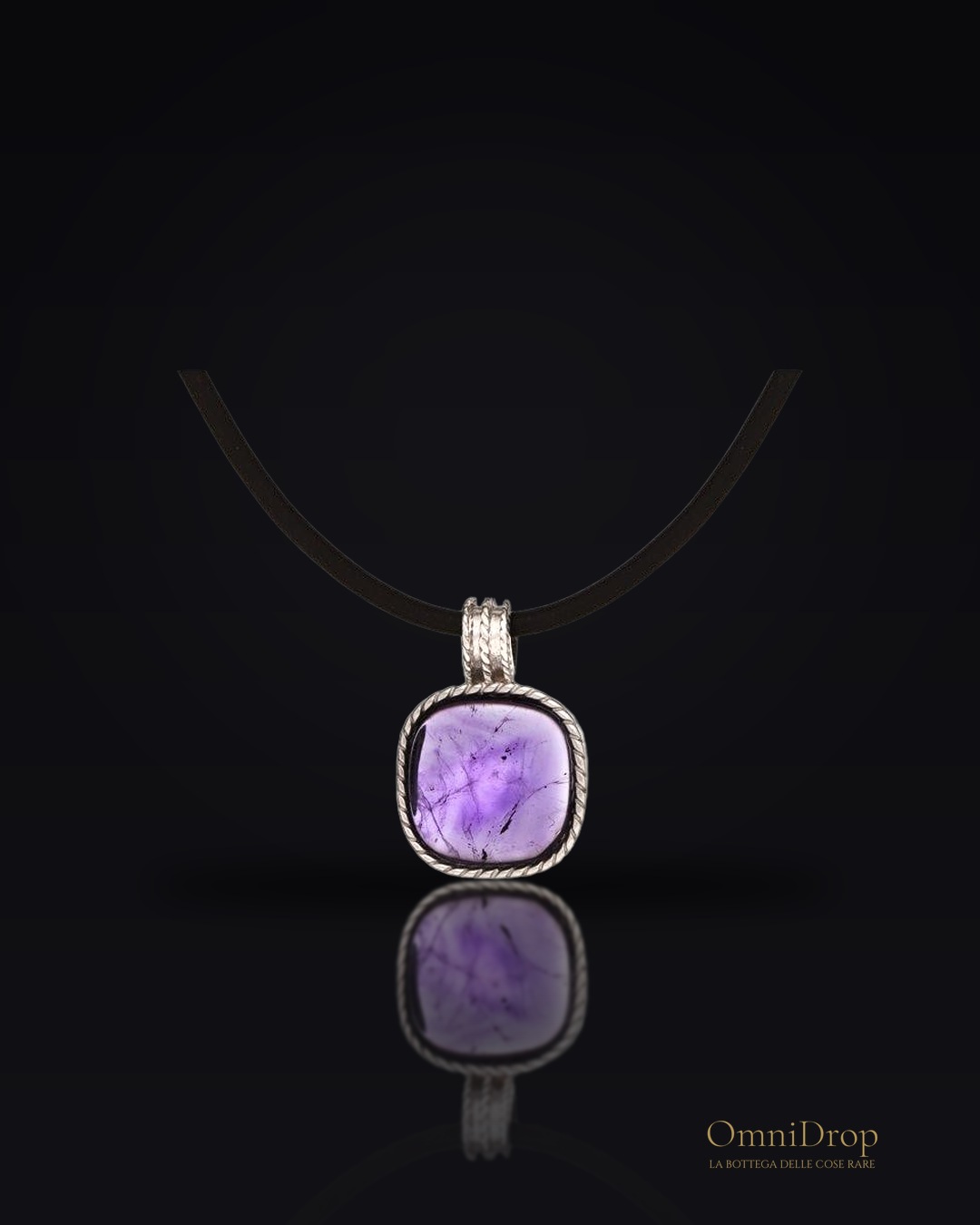 Collana ametista viola, per unirsi al mistero