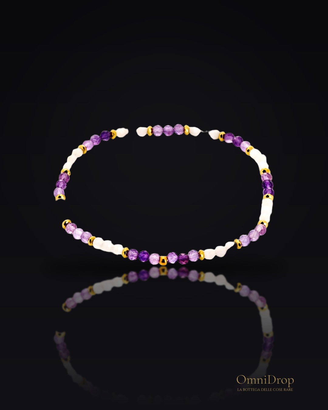Bracciale ametista multicolore, gioire ogni giorno