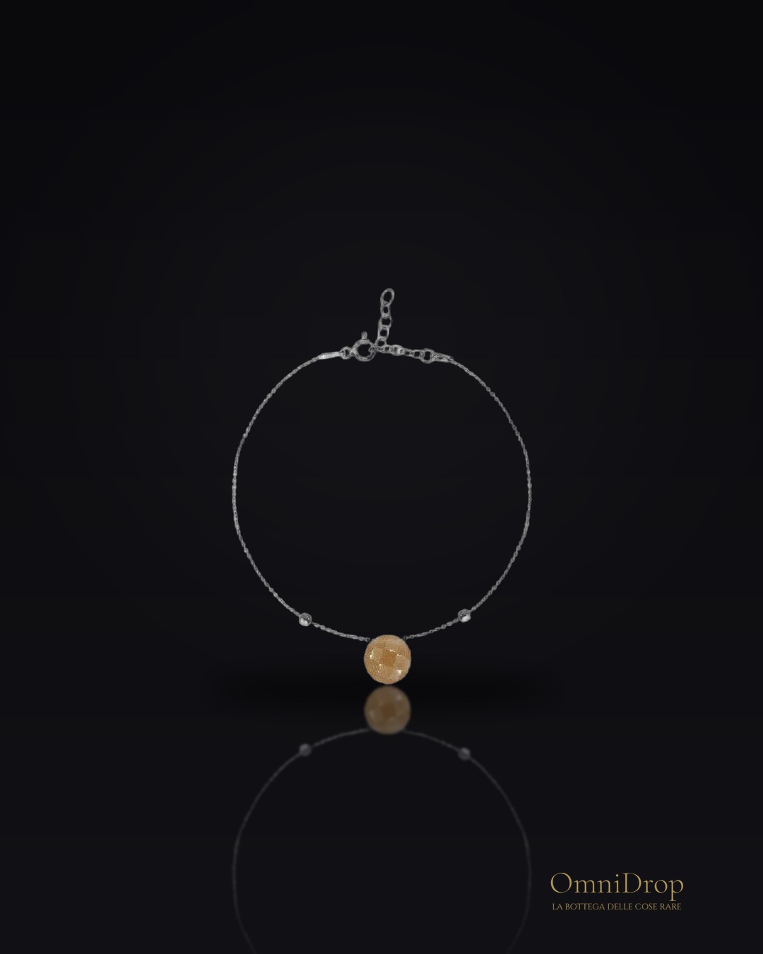 Bracciale pietra luna rosa, per illuminare il tuo cammino