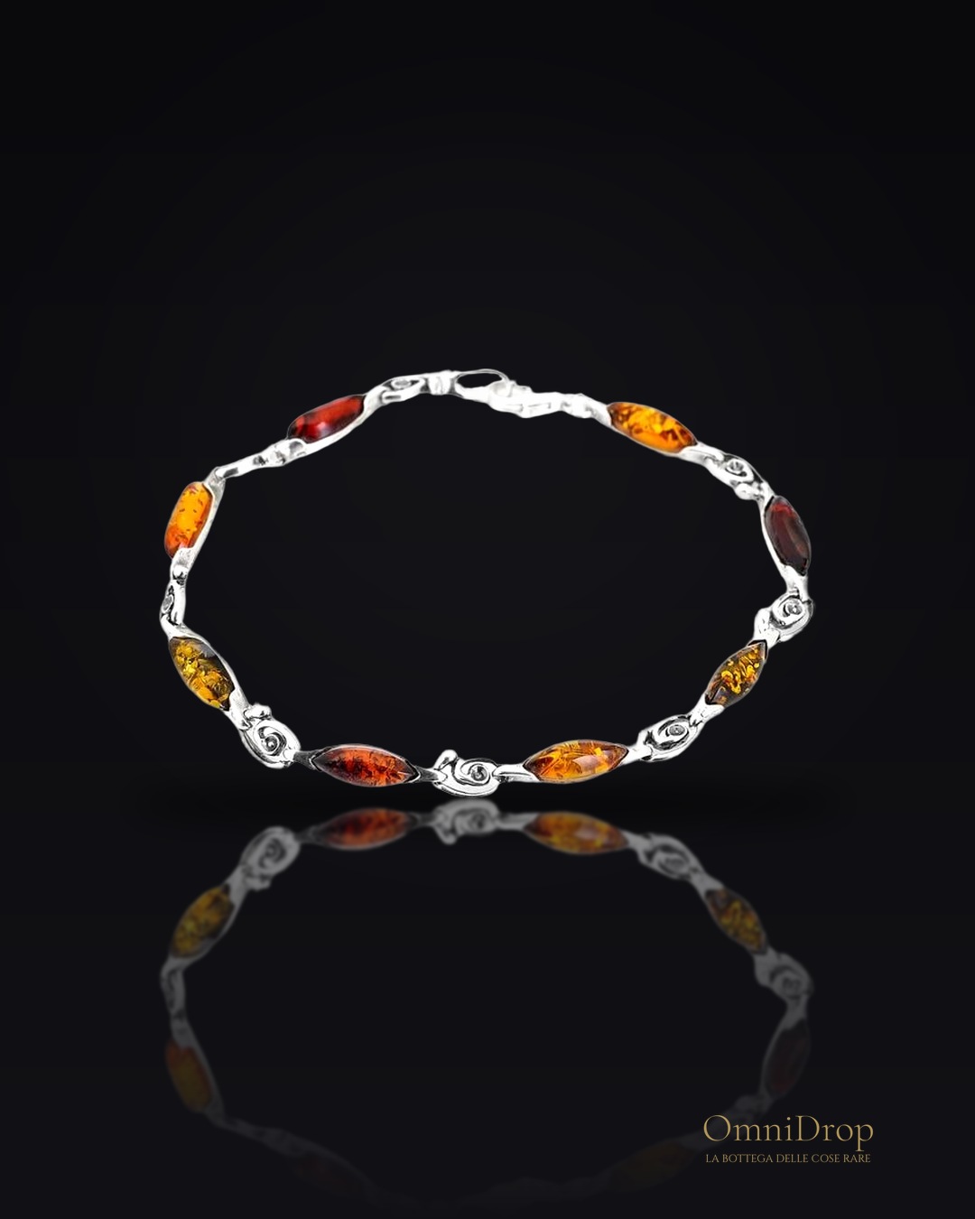 Bracciale ambra multicolore, per raccontare la tua storia