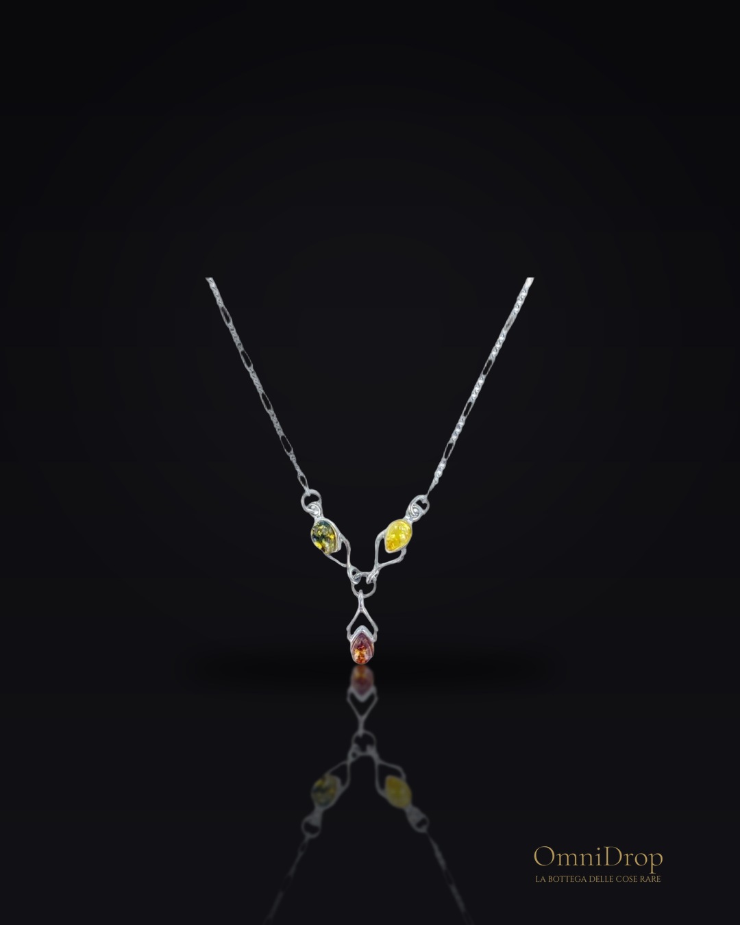 Collana ambra multicolore, per custodire i tuoi ricordi